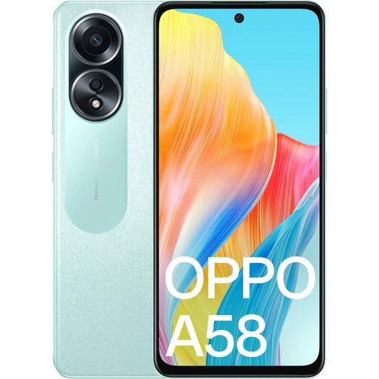 OPPO A58 (Dual Sim, 128GB/6GB, 6.72'' Dazzling Green)