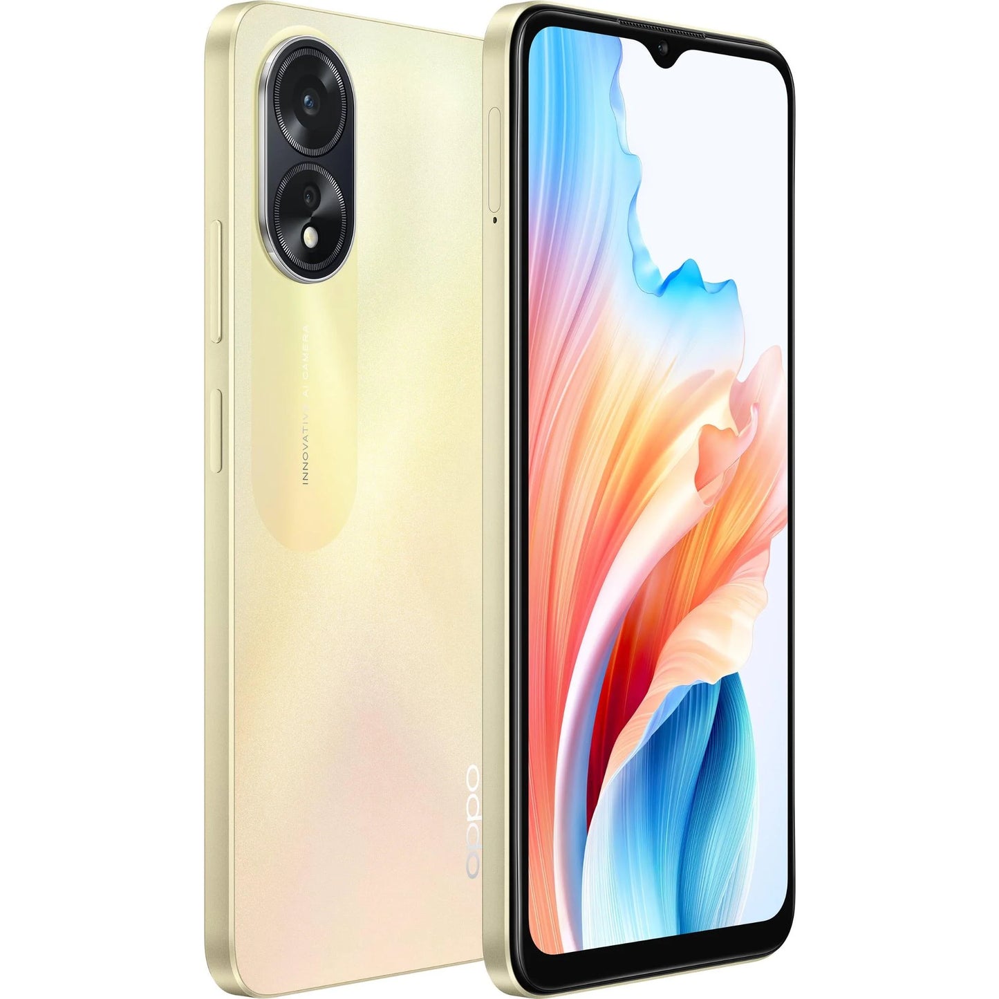 OPPO A38 (Dual Sim, 128GB/4GB, 6.56'', Glowing Gold)