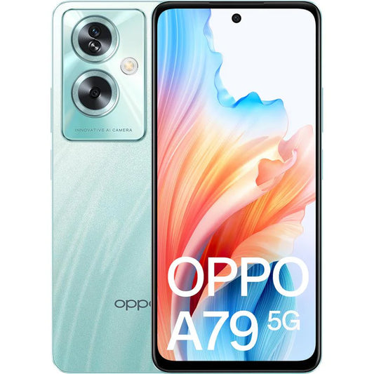 OPPO A79 5G (Dual Sim, 128GB/4GB, Glowing Green)