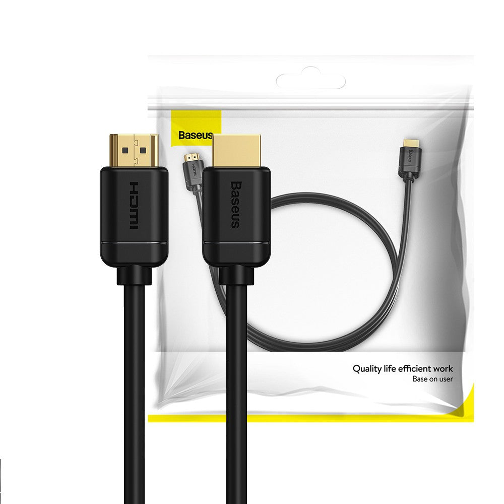 Baseus High Definition Series HDMI To HDMI Adapter Cable 2M-Black