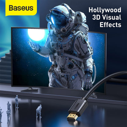 Baseus High Definition Series HDMI To HDMI Adapter Cable 2M-Black