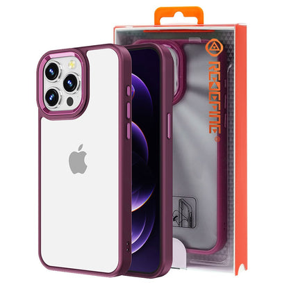 Metal Camera Lens Transparent Protection Shockproof Case for iPhone