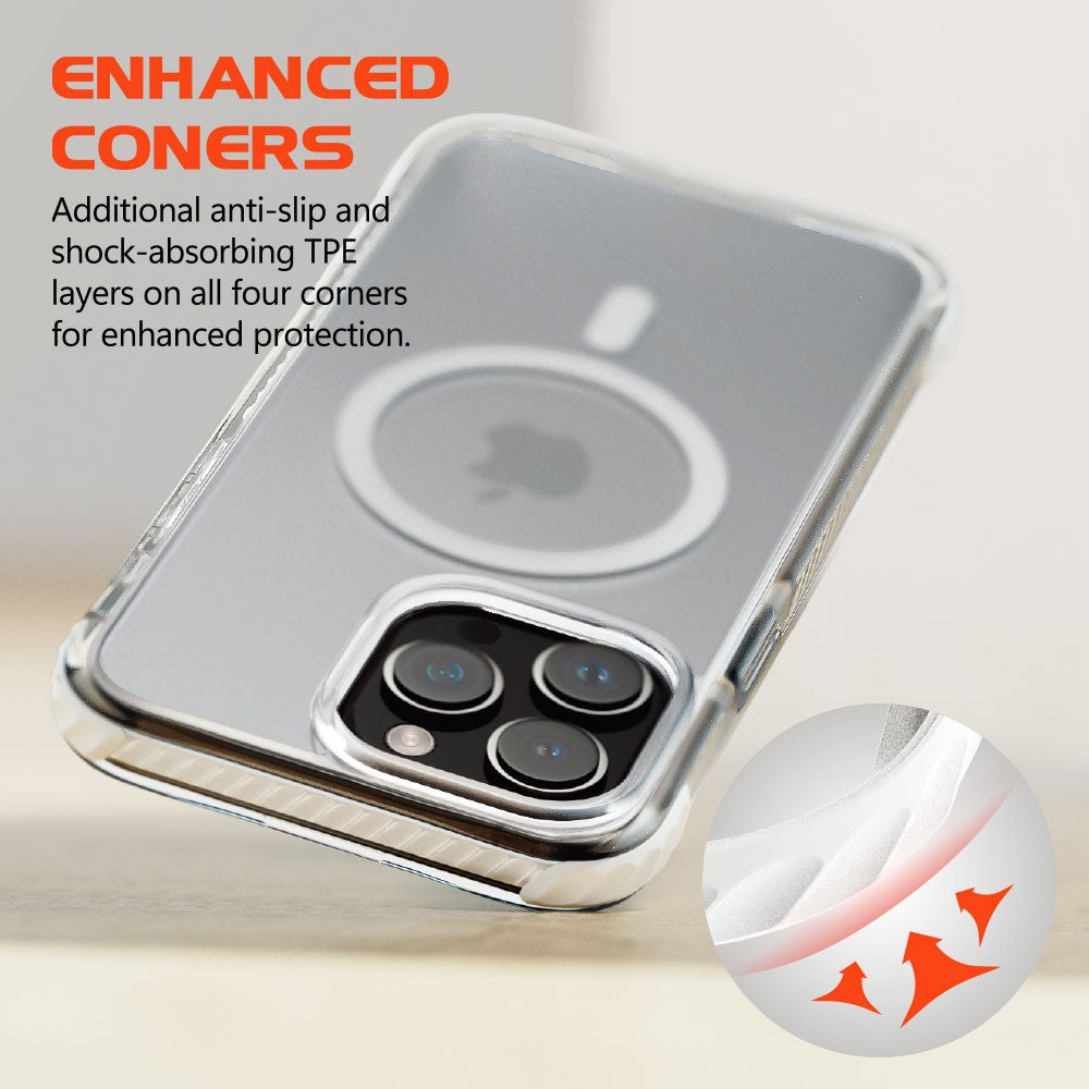 REDEFINE Echo Wave Ultimate Impact Protection Transparent Case for iPhone 15 Pro Max