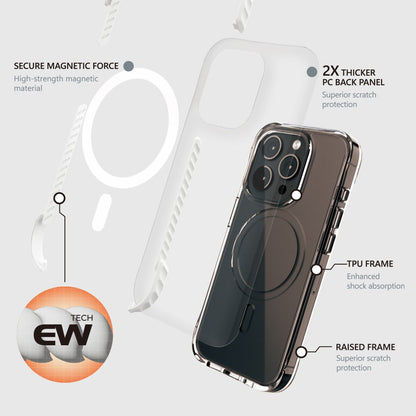 REDEFINE Echo Wave Ultimate Impact Protection Transparent Case for iPhone 15 Pro Max